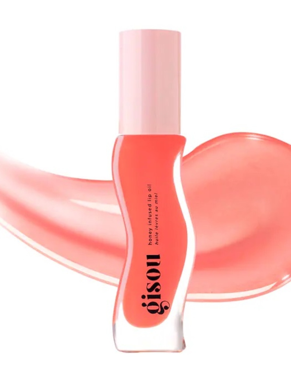 Gisou Honey Infused Hydrating Lip Oil Bee-llini Peach